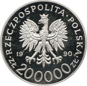 200 000 Zlotys General Stefan Rowecki"Grot" obverse image