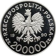200 000 Zlotys General Komorowski "Bór" obverse image
