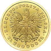 200 000 Zlotys Fryderyk Chopin obverse image
