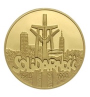 200 000 Zlotys Solidarnosc, Poland, 1990 reverse image