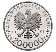 200 000 Zlotys Michaeł Tokarzewski obverse image