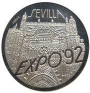 200 000 Zlotys EXPO'92 - Sevilla; Trial Strike, Poland, 1992 reverse image