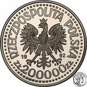 200 000 Zlotys Stanislaw Staszic; Trial Strike obverse image