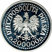 200 000 Zlotys EXPO'92 - Sevilla obverse image