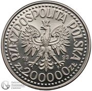 200 000 Zlotys Kazimierz IV bust; Trial Strike obverse image