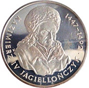 200 000 Zlotys Casimir IV Jagiellon, Poland, 1993 reverse image