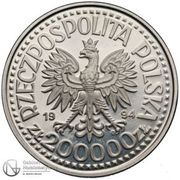200 000 Zlotys Sigismund I the Old bust; Trial STrike obverse image