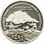 200 000 Zlotys Polish Soldiers WW II Monte Cassino reverse image