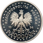 200 000 Zlotys Kościuszko Insurrection obverse image