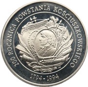 200 000 Zlotys Kościuszko Insurrection, Poland, 1994 reverse image