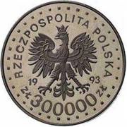 300 000 Zlotys Winter Olympics; Trial Strike obverse image