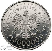 300 000 Zlotys Warsaw Ghetto Uprising; Trial STrike, Poland, 1993 obverse image