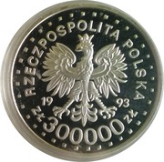300 000 Zlotys Warsaw Ghetto Uprising obverse image