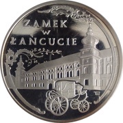 300 000 Zlotys Zamek w Łańcucie, Poland, 1993 reverse image