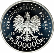 300 000 Zlotys Warsaw Uprising; Silver Bullion obverse image