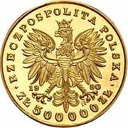 500 000 Zlotys Fryderyk Chopin obverse image