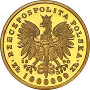 1 000 000 Zlotys Fryderyk Chopin obverse image