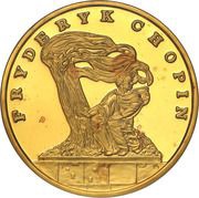 1 000 000 Zlotys Fryderyk Chopin, Poland, 1990 reverse image