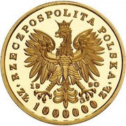 1 000 000 Zlotys Józef Piłsudski obverse image