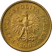 1 Grosz non-magnetic obverse image