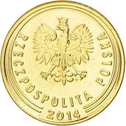 1 Grosz magnetic obverse image