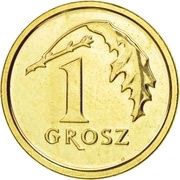 1 Grosz magnetic reverse image