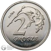 2 Grosze Trial Strike, Poland, 1990 reverse image