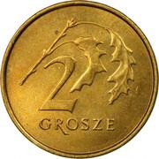 2 Grosze non-magnetic reverse image
