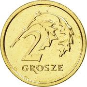 2 Grosze magnetic reverse image