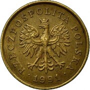 5 Groszy non-magnetic obverse image