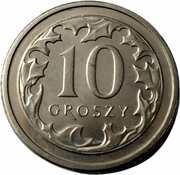 10 Groszy, Poland, 2017-2019 reverse image