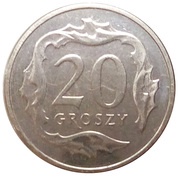 20 Groszy, Poland, 2019-2023 reverse image