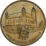 2 Zlotys Zamek w Lidzbarku Warmińskim, Poland, 1996 reverse image