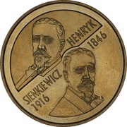2 Zlotys Henryk Sienkiewicz reverse image