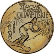 2 Zlotys Nagano 1998 reverse image