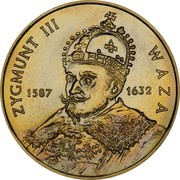 2 Zlotys Sigismund III Vasa reverse image