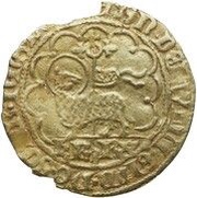 Fractional Agnel - William II of Sombreffe obverse image