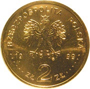 2 Zlotys Juliusz Słowacki obverse image