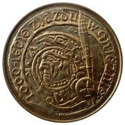 2 Zlotys Convention in Gniezno, Poland, 2000 reverse image