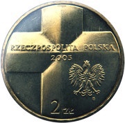 2 Zlotys Jan Paweł II obverse image