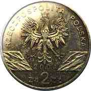2 Zlotys Morświn (Phocoena phocoena) obverse image