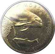 2 Zlotys Morświn (Phocoena phocoena), Poland, 2004 reverse image