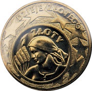 2 Zlotys Dzieje Złotego, Poland, 2004 reverse image