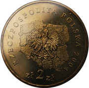 2 Zlotys Mazowieckie Voivodeship obverse image