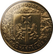 2 Zlotys Podkarpackie Voivodeship, Poland, 2004 reverse image