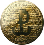 2 Zlotys Warsaw Uprising, Poland, 2004 reverse image
