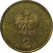 2 Zlotys Expo 2005 obverse image