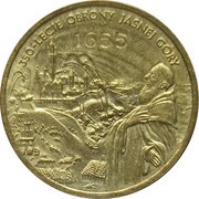 2 Zlotys Defence of Jasna Góra, Poland, 2005 reverse image