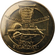 2 Zlotys Ending of II World War, Poland, 2005 reverse image