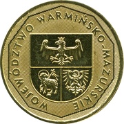 2 Zlotys Warmińsko-Mazurskie Voivodeship, Poland, 2005 reverse image